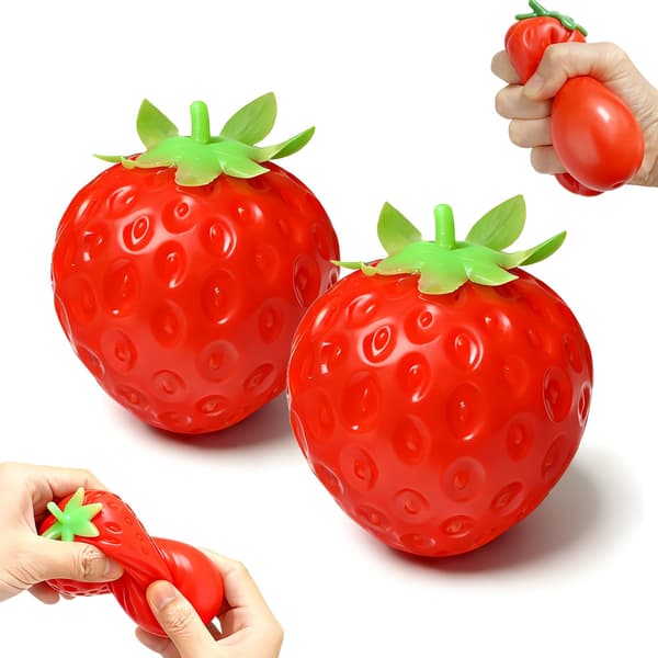 Kokosolja Squishy, 4-pack Stressbollar, Tysta Fidgetleksaker 4 Balls-2 Clear+2 Aurora