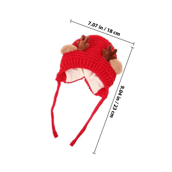 Baby stickad mössa Barnmössa för barn Vintervarm