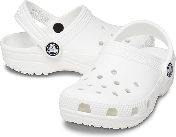 Crocs Lasten Klassiset Reikäkengät white M5/W7