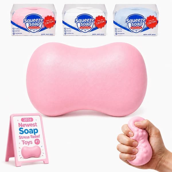 Rapeat saippuaklipsit helmellätäytteellä, Rapeat saippuaklipsit vaaleanpunainen, Vaaleanpunainen Soap Pink