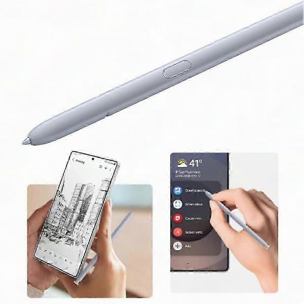 Galaxy S25 Ultra S Pen Stylus med 4096 trykfølsomhed og udskiftningsspidser, grå Grey