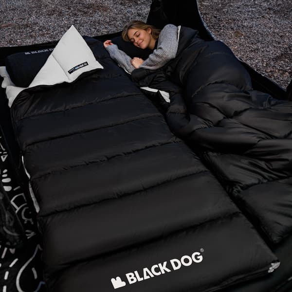 BLACKDOG Ultralätt Kuvertsovsäck-Simian Black