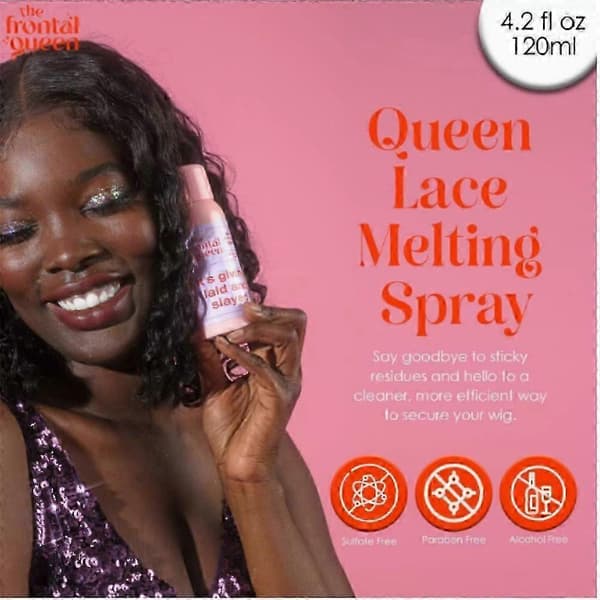 120 ml Lace Melting Spray til Parykker - Ashy Bond Klæbemiddel Stærkt Hold til Lace Frontu200b Fejlfri Finish