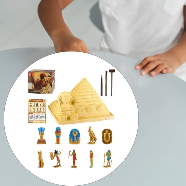Pyramideudgravningslegetøj DIY Klasseværelsesartikler til børn