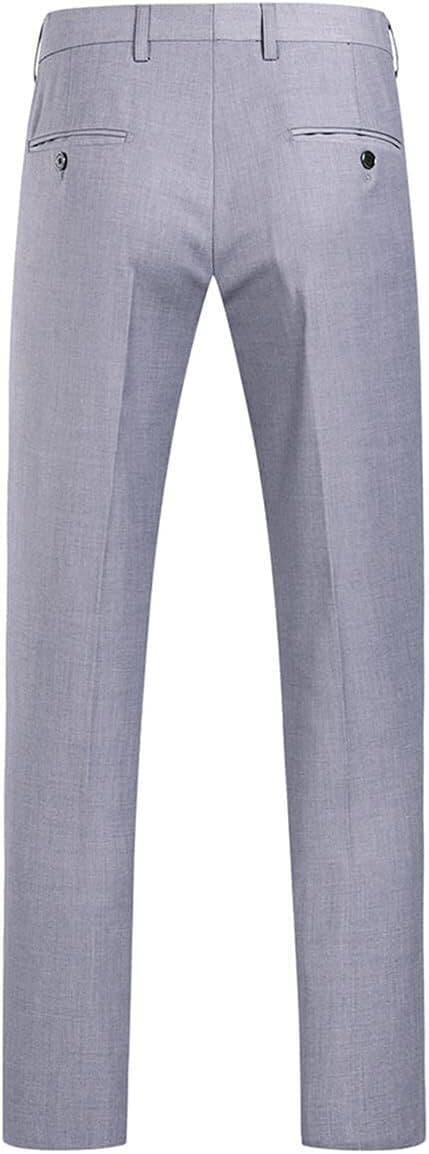 Herr Slim Fit 2-delad Kostym, Kavaj, Byxor, Grå, Storlek M grey M