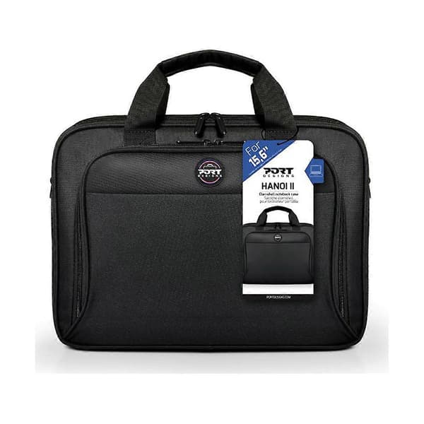 15,6\" laptop taske med rum, Sort