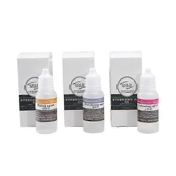 Microblading fjerningskrem, 15ml permanent sminkefjerner color fixative