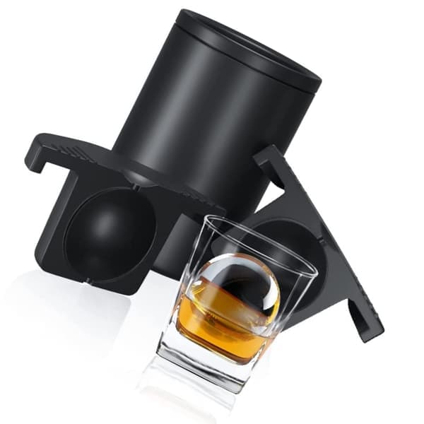 Krystalklar isterningform, silikone isboldform til cocktails og whisky