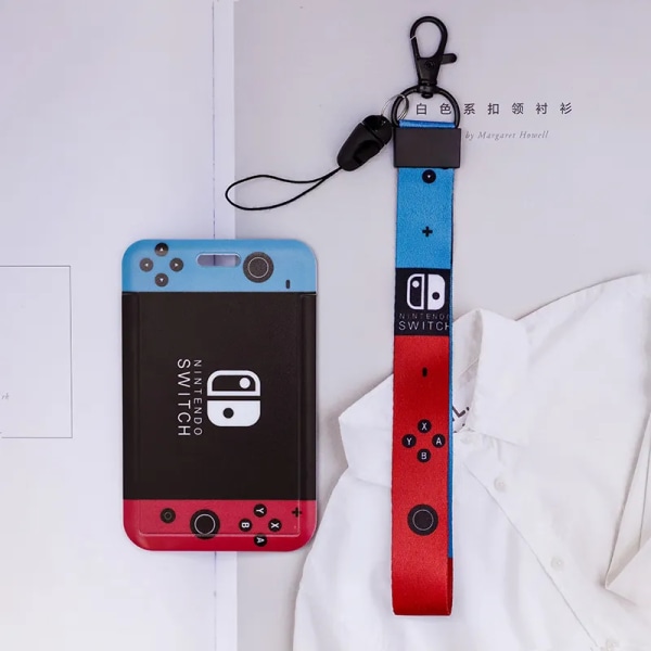 Ins Couple Models Cute Transparent Lanyard Card Holder Holder Student Credential For Pass Card Credit Card Straps Key Ring Gift