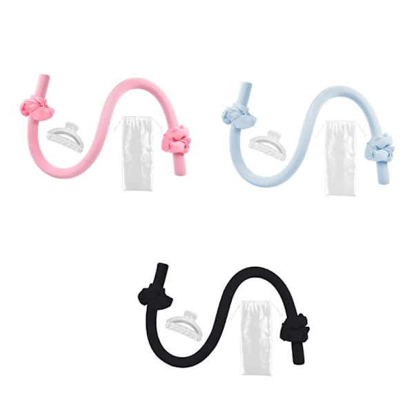 Heatless Hair Curlers for Long Hair to Sleep in Overnight No Heat Curls Headband Rollers Curling Clip DIY Styling Tools
