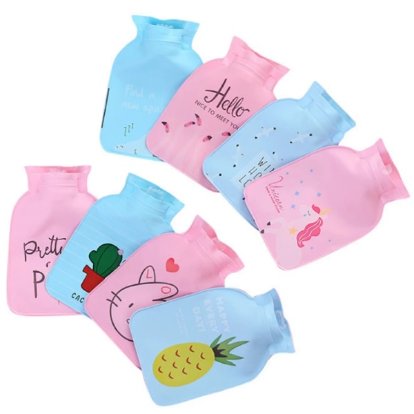 Cute Cartoon Hot Water Bottle Hot Water Warmer Screw Portable Hand Warmer Water-filling Hot-water Bag Home Warming Product