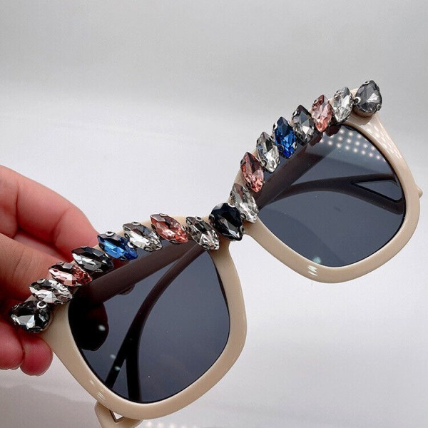 Sunglasses Bling Colorful Rhinestone Fashion Womens Personalized Party Prom J