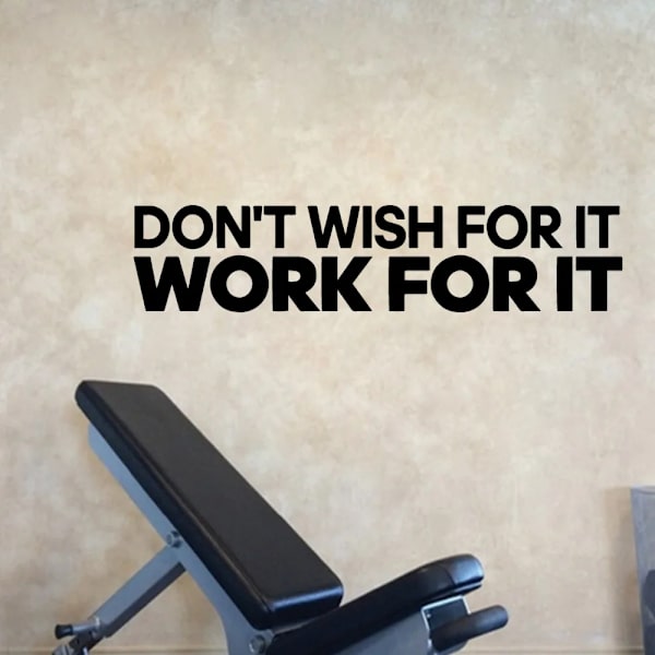 1pc fitness sticker gym decoration diy vinyl self-adhesive art stickers for fitness rooms decor gym sticker wall decal wallpaper