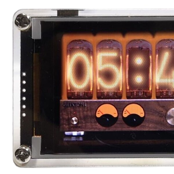 Plug-in 2.4" Nixie Tube Clock VU Meter Voice-Controll