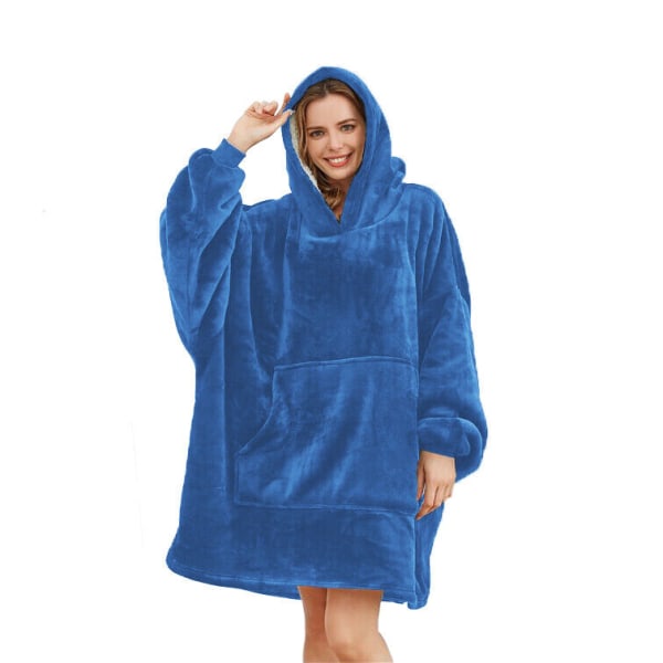 Hoodie Blanket Oversized Soft Sherpa Fleece Extra Long Giant Wearable Sweatshirt