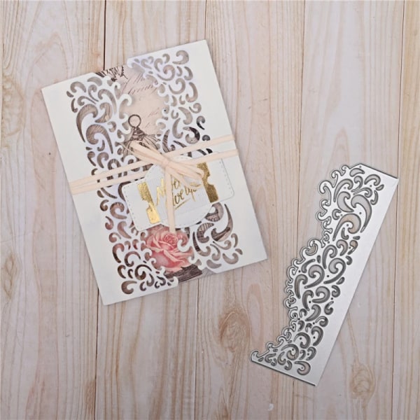 InLoveArts Lace Border Metal Cutting Dies Making Scrapbook Greeting Card Edge Hollow Stencil Frame Embossing Template Crafts DIY