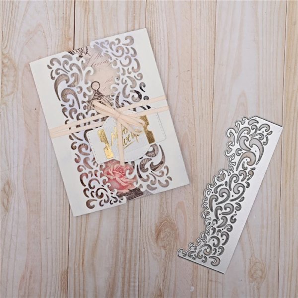 InLoveArts Lace Border Metal Cutting Dies Making Scrapbook Greeting Card Edge Hollow Stencil Frame Embossing Template Crafts DIY