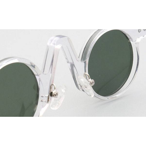 Vintage Round Women Sunglasses Polarized Men Sun Glasses UV400 Fashionable Clear