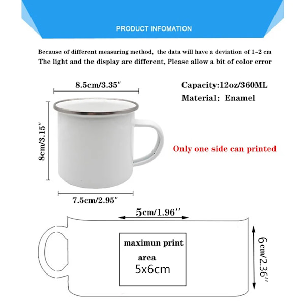 Personalised Name Caravan Printed Camper Mugs Camping Enamel Mug Coffee Cups Unusual Tea Cup Drinkware Personalized Gift Cupshe