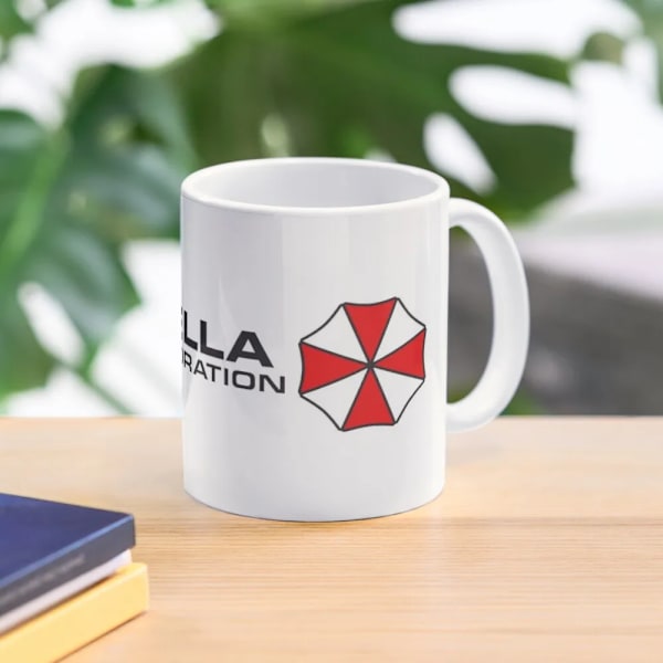 Umbrella Corporation Classic  Mug Photo Cup Handle Round Tea Gifts Image Simple Printed Drinkware Picture Design Coffee