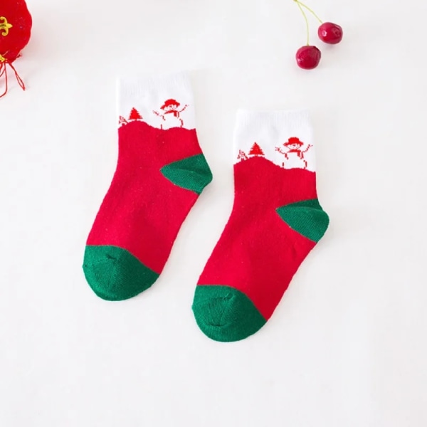 5 pairs/set Winter Cotton Baby Socks For 1-12 Years Warm Thick Christmas Girls Boys Kids Socks Lot Skarpetiki Dla Dzieci TS175