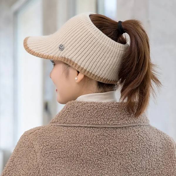 Hats For Women Autumn Winter Sports Empty Top Caps Female Knitted Warm Baseball Cap Fashion Running Golf Sun Hat