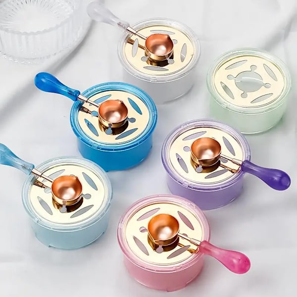 Crystal Dream Bubble Lacquer Furnace Stove Pot Wax Spoon Handle Set For Scrapbooking Envelope Seal Stamp Invitation Stamp Craft