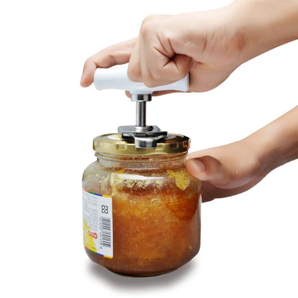 1-4 InchesMultifunction Cap Lid Openers Tool Kitchen GadgetsManual Stainless Steel Easy Can Jar Opener Adjustable