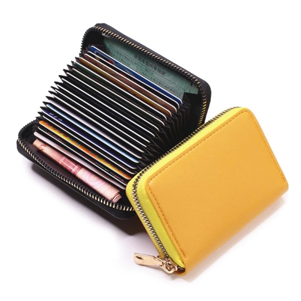 Multifunction Bank/ID/Credit Card  Bag For Lady Holder Multi-Card Wallet Case Card Holder Wallet Women Men Solid Color Portable