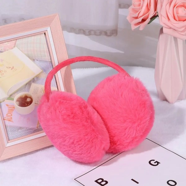 Winter Warm Ear Muffs  Fluffy Cosy Plush Thicken Warm Earmuffs Soft Casual Ear Protection Ear Muffs