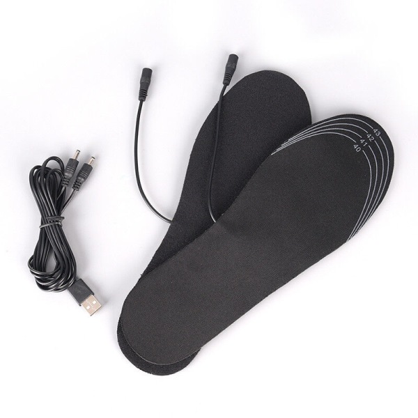 1 Pair USB Warmer Heated Insoles Warming Shoe Foot Insoles Winter Outdoor.A;;p