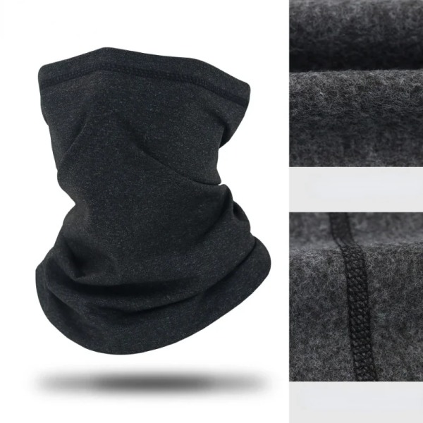 Windproof Winter Men's Scarf Neck Warmer Tube Magic Scarf Fleece Balaclava Ski Mask Motorcycles Cycling Camping Hiking Scarves