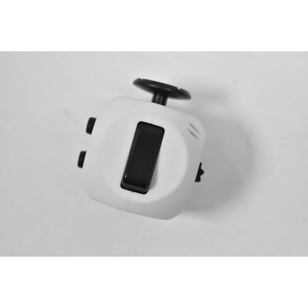 Lot of 2 Fidget Dice Stress Relief Toy Decompression Game White/Black Cube