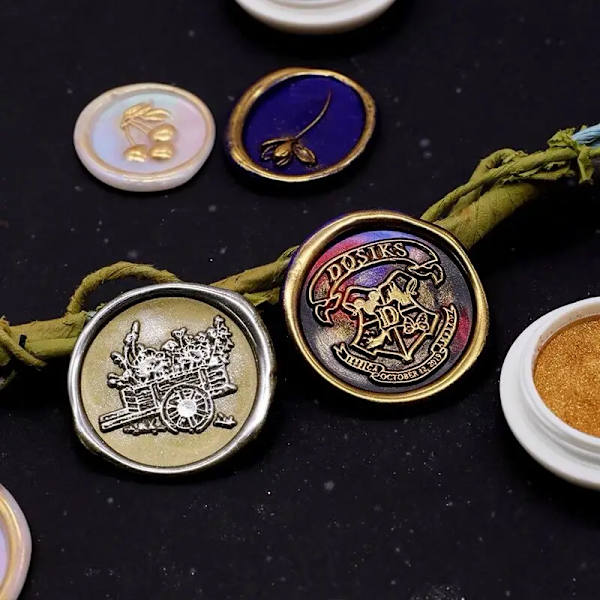 Wax Seal Stamp Decoration Powder Seal Wax Colouring Aurora Powder Retro Handmade Scrapbook Envelope Wedding Invitation Decora