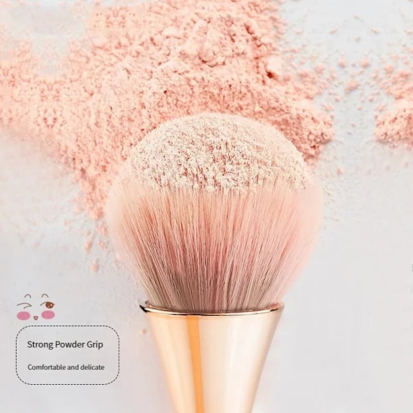 Cosmetic Brush Loose Powder Brush Oversized Highlighting Brush Blush Brush Soft Hair Makeup Fixing Powder Puff Beauty Tools