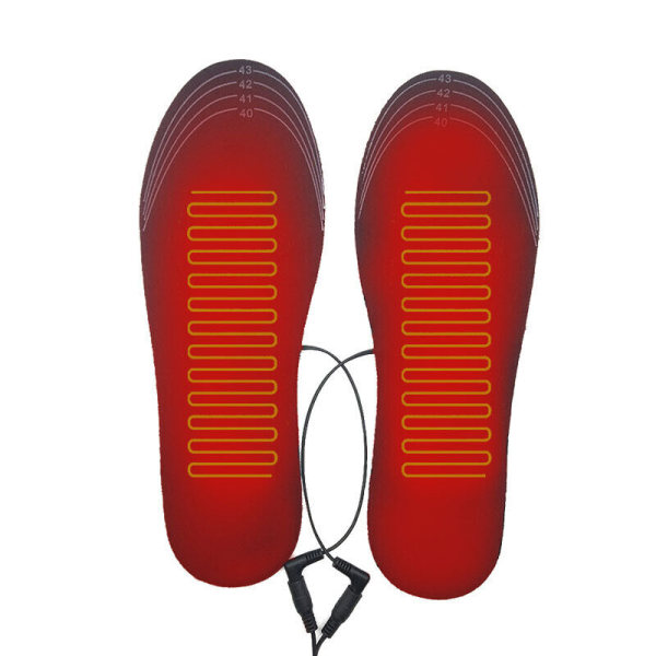 40-50℃ USB Electric Heated Shoe Pad Warm Sock Feet Insoles Heater Winter Warmer