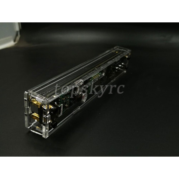VFD Clock Flip Clock Timing Reminder Brightness Adjustment w/ Acrylic Shell