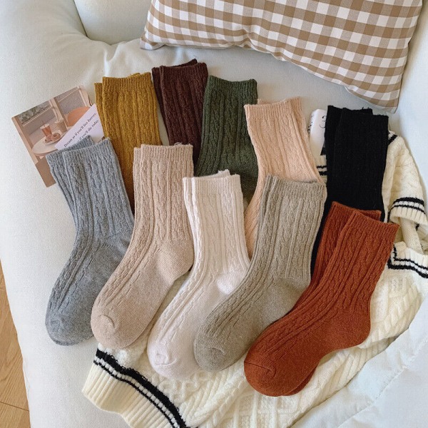 5 Pairs of women's autumn cotton thickened warm stockings