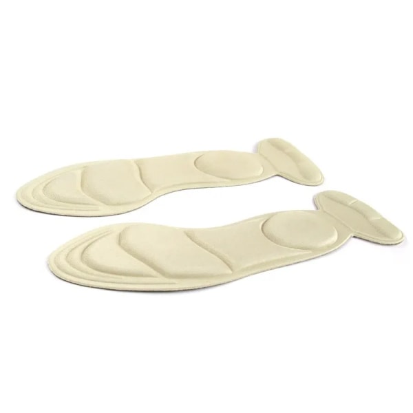Women High Heel Insole Super Soft Pointed Tip Breathable Sponge Full Length Insole Prevent Heel Sagging Non Slip Full Size Pad