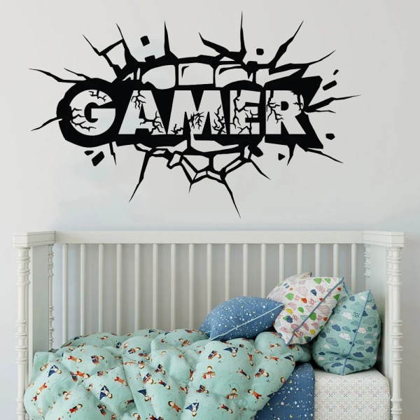 New Arrival Game Wall Decal Playroom Gamer Vinyl Art Stickers Teen Boy Room Wall Decoration Posters Boy Decals