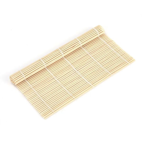 1pcs 24x24cm Sushi Set Bamboo Rolling Mats Rice Paddles Tools kawaii sushi mold bamboo Kitchen DIY Accessories japanese kitchen