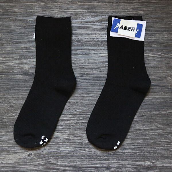 Fall Winter Embroidered Cotton ADER Mid Calf Socks