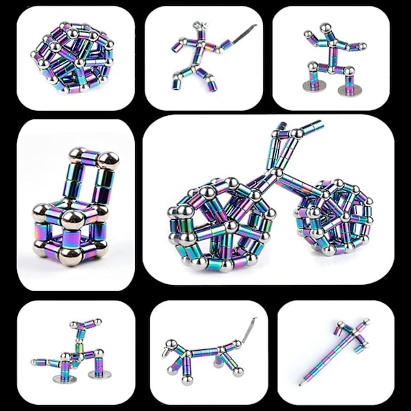 Fidget Pen Decompression Magnetic Metal Pen, Toy Pen Relieving Stress Build Vari