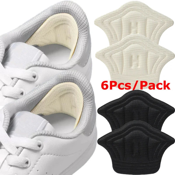 6pcs Insoles Patch Heel Pads for Sport Shoes Adjustable Size Heel Pad Pain Relief Cushion Insert Insole Heel Protector Stickers