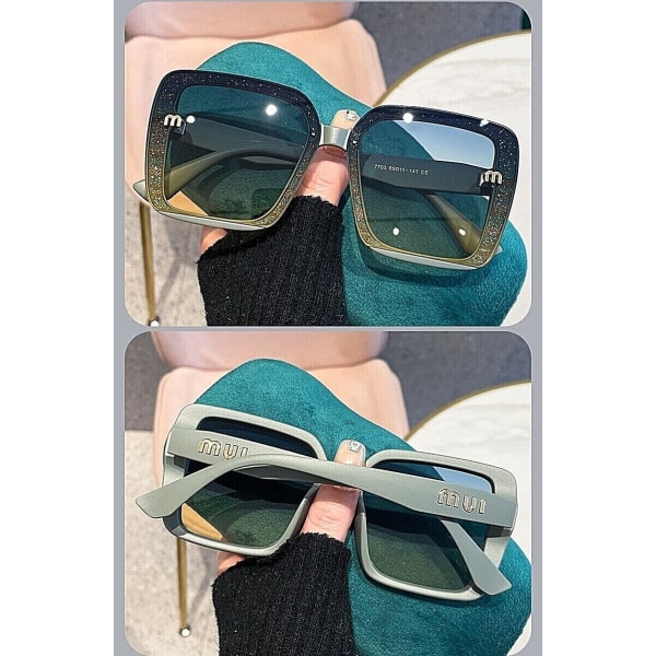 Fashion Oversized BIG Frame Square Sunglasses Retro Women Outdoor Shades Glasses