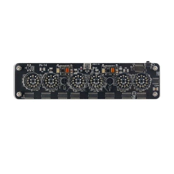 IN-14 6-Digit Nixie Tube Clock Creative Desktop Clock Innovative Basic Version
