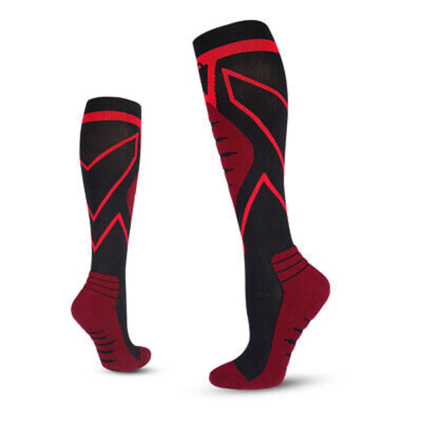 3 PC in 1 Men's Sports Running Stocking High Elastic Compression Long Tube Socks