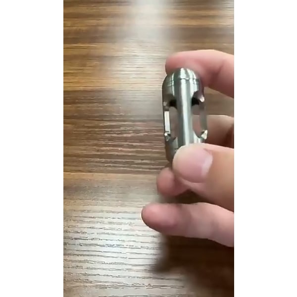 Stainless Steel Clicker Click Balance Ball Hand Fidget Decompression EDC Toy