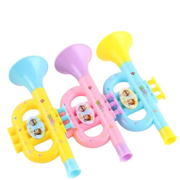 1PC Baby Music Toys Early Education Colorful Baby Music Toys Musical Instruments For Kids Trumpet Random Color