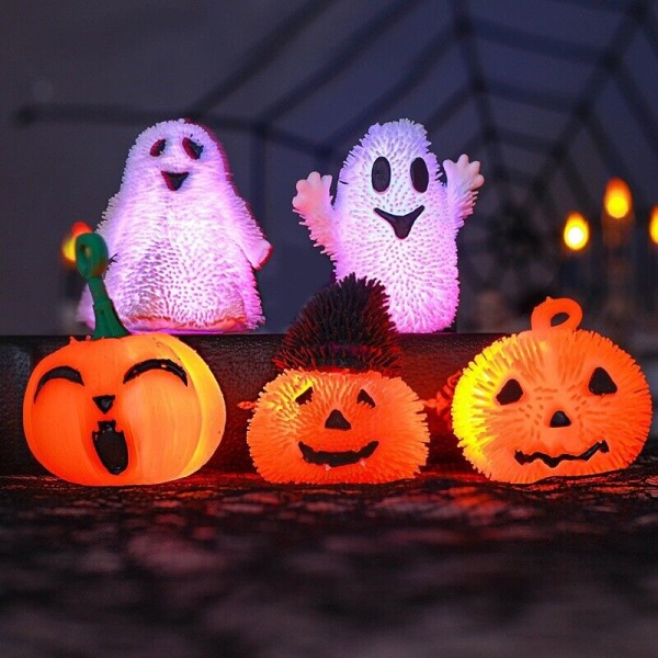 Halloween Toys Decompress Glowing Ghost Pumpkins Halloween Toys Pinch Toys